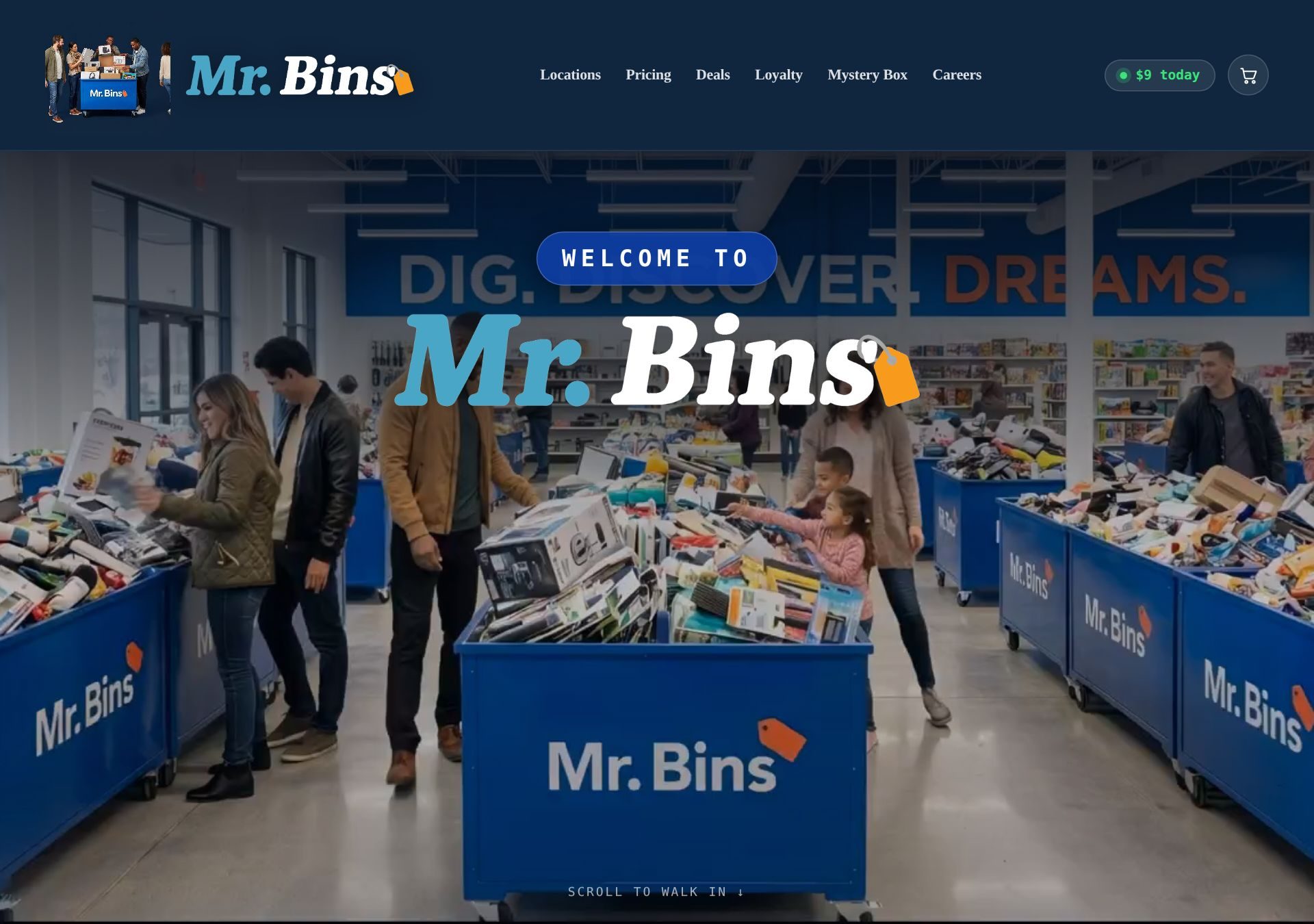 Mr. Bins — rebuilt by ELSIAA