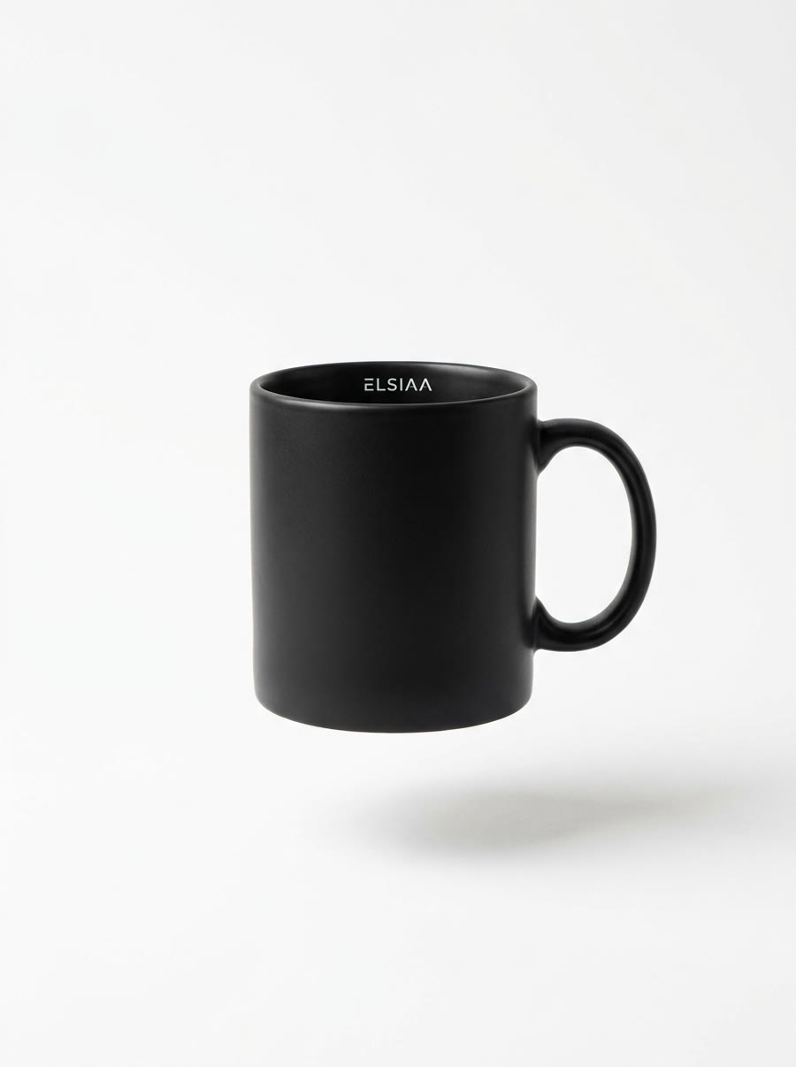black mug